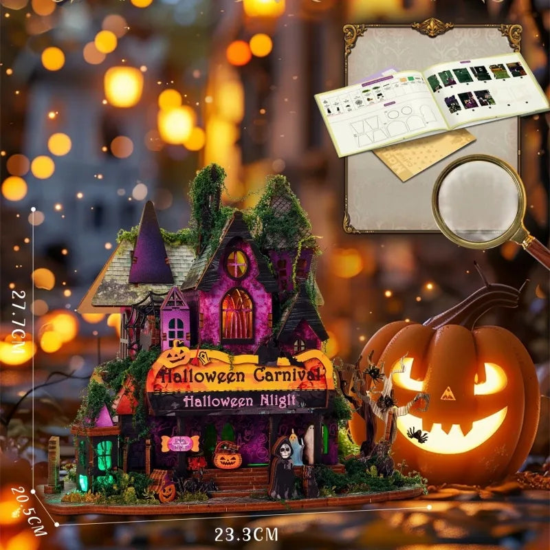 Miniature House Kit - Halloween Night