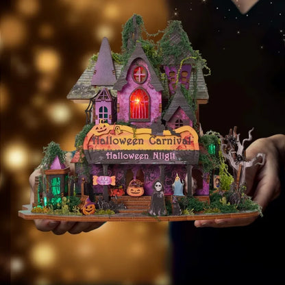 Miniature House Kit - Halloween Night