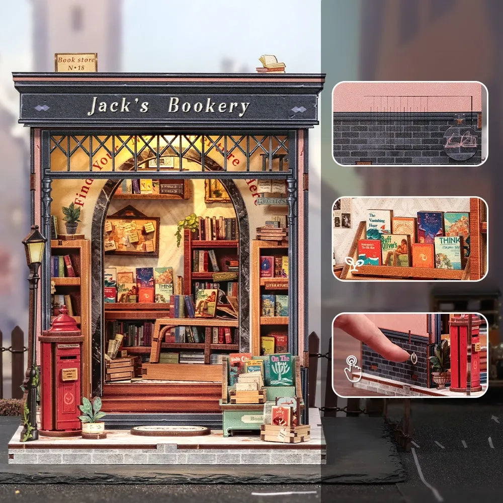Miniature House Kit - Jack's Bookery
