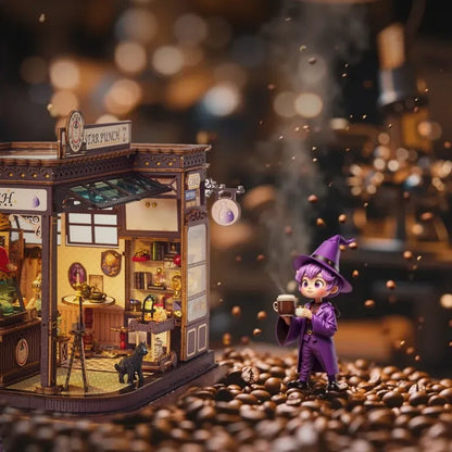 Miniature House Kit - Magic Coffee Shop