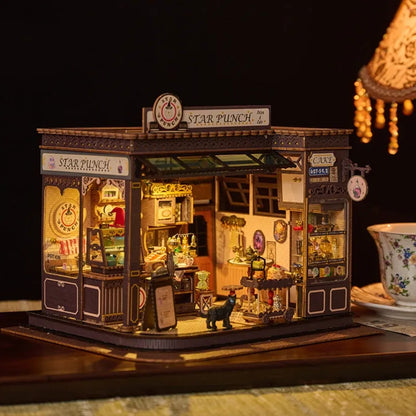 Miniature House Kit - Magic Coffee Shop