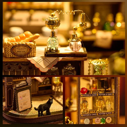 Miniature House Kit - Magic Coffee Shop