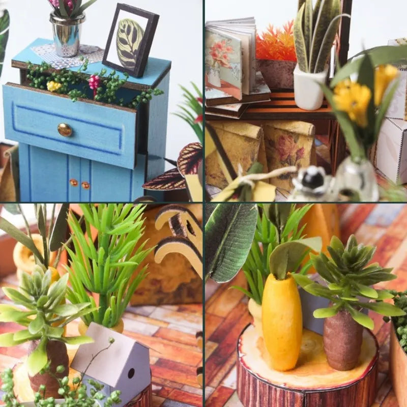 Miniature House - Starry Sky Flower House